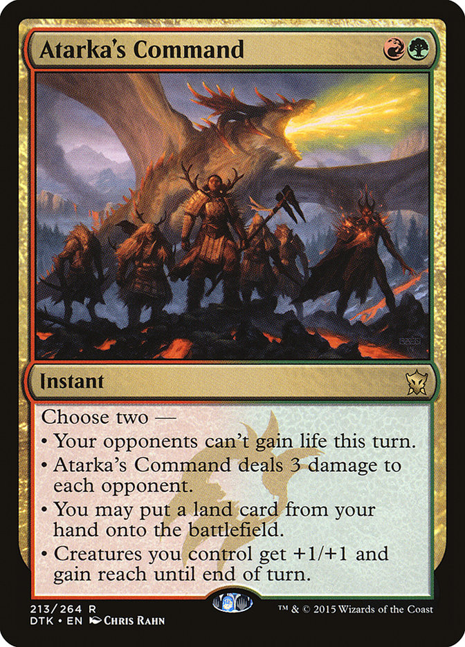 Atarka's Command [Dragons of Tarkir] | Total Play