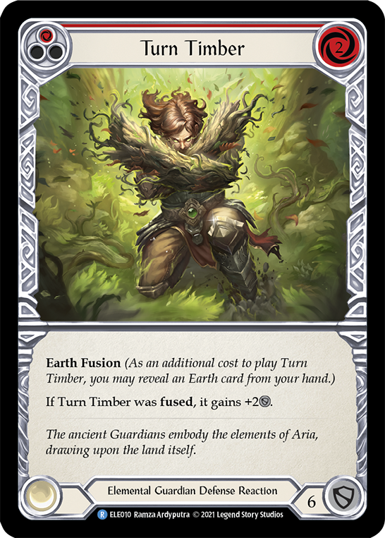 Turn Timber (Red) [ELE010] (Tales of Aria)  1st Edition Normal | Total Play