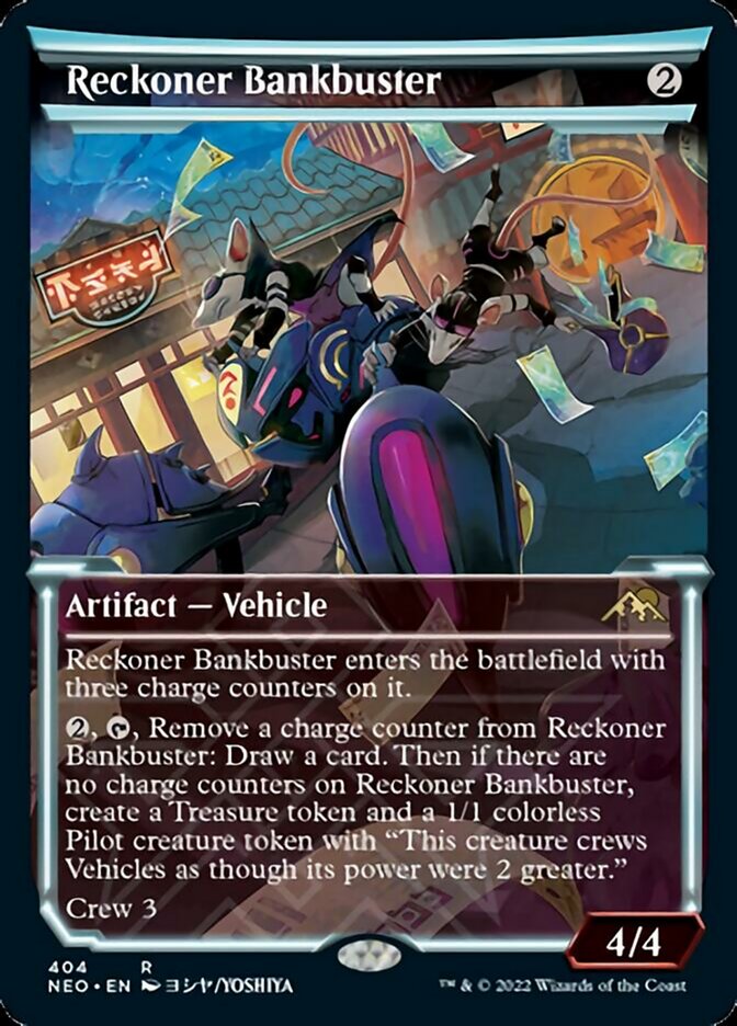 Reckoner Bankbuster (Showcase Soft Glow) [Kamigawa: Neon Dynasty] | Total Play