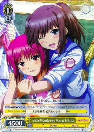 A Good Understanding, Iwasawa & Hisako (AB/W31-E007R RRR) [Angel Beats! Re:Edit] | Total Play