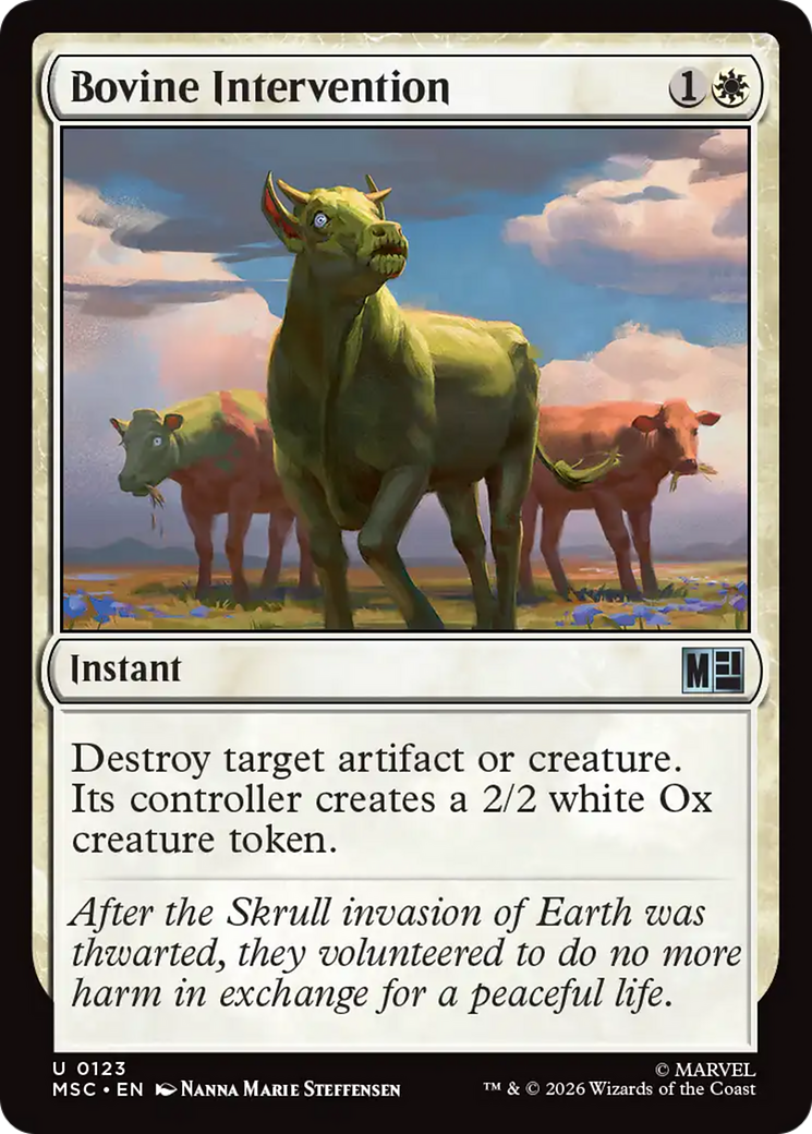 Bovine Intervention [Marvel Super Heroes Commander] | Total Play