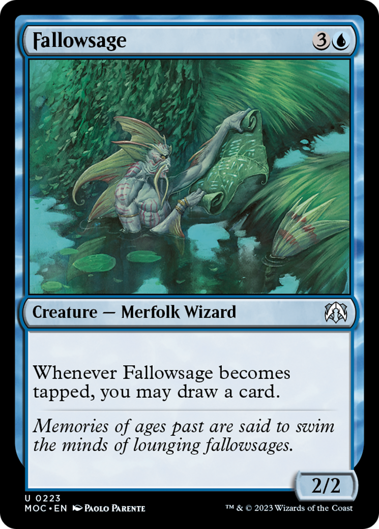 Fallowsage [March of the Machine Commander] | Total Play