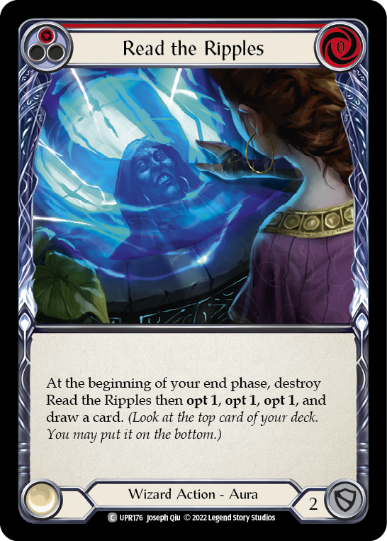 Read the Ripples (Red) [UPR176] (Uprising)  Rainbow Foil | Total Play