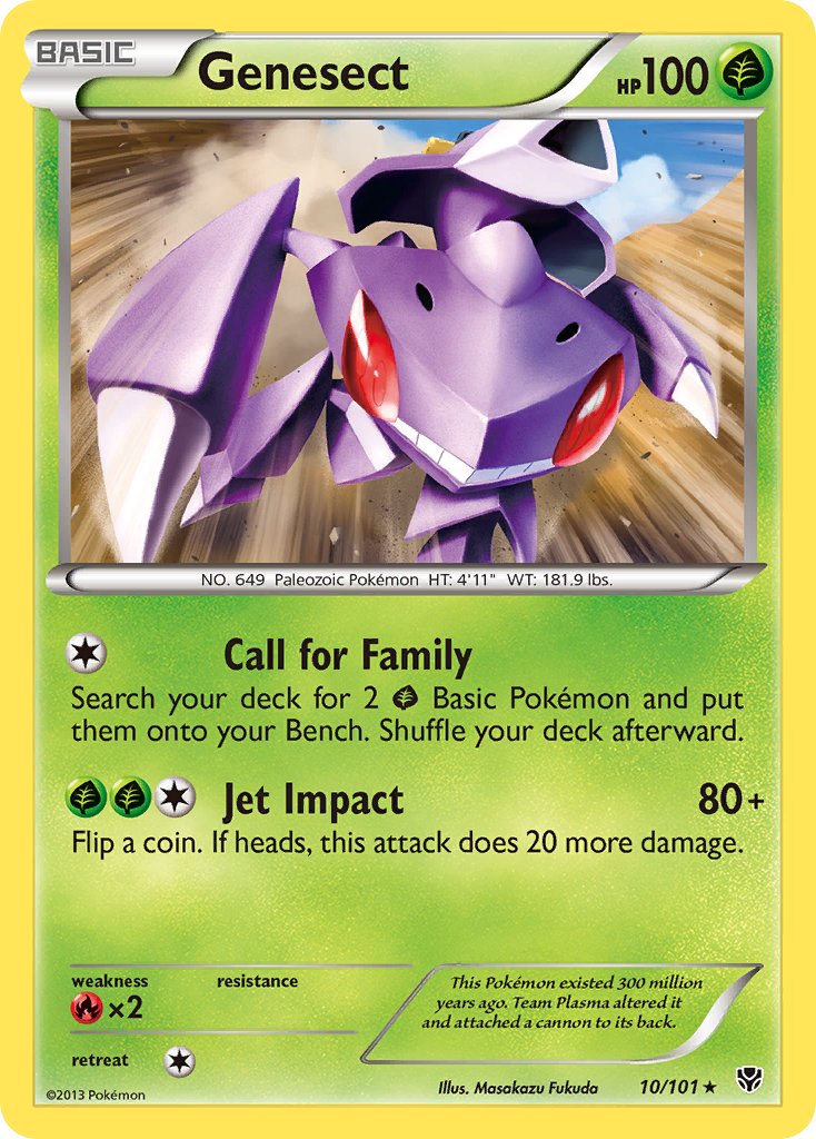 Genesect (10/101) (Theme Deck Exclusive) [Black & White: Plasma Blast] | Total Play