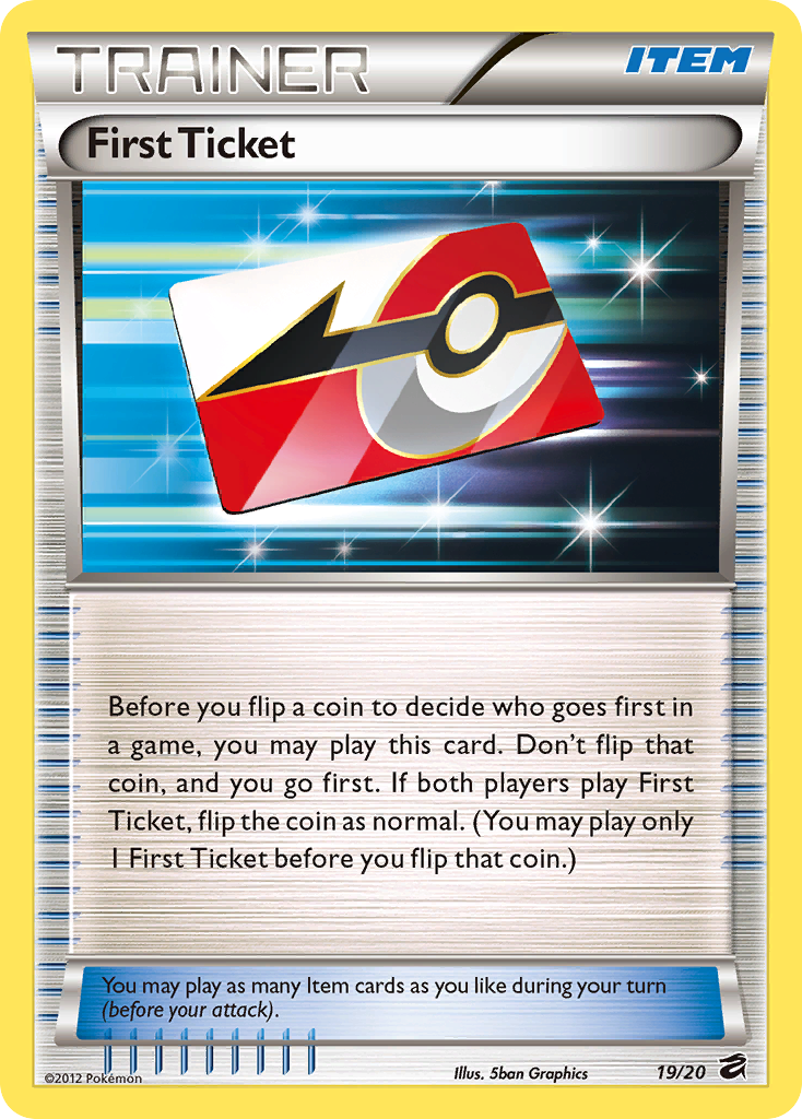 First Ticket (19/20) [Black & White: Dragon Vault] | Total Play