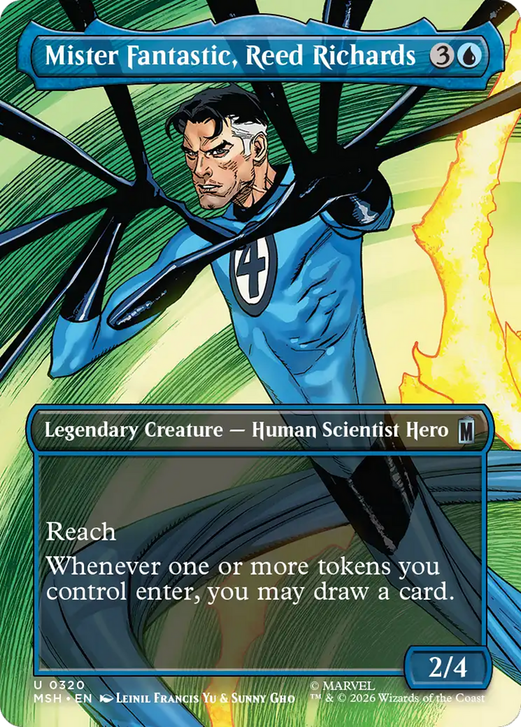 Mister Fantastic, Reed Richards (Borderless) [Marvel Super Heroes] | Total Play