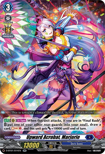 Upward Acrobat, Marjorie (D-BT01/014EN) [Genesis of the Five Greats] | Total Play