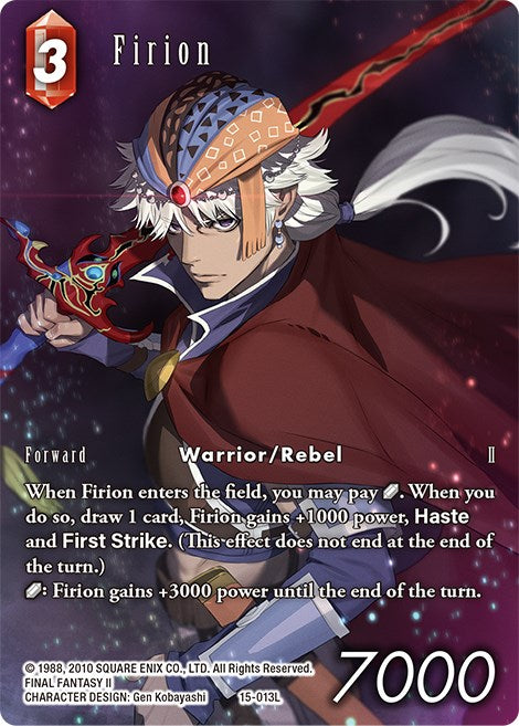 Firion (Full Art) [Crystal Dominion] | Total Play