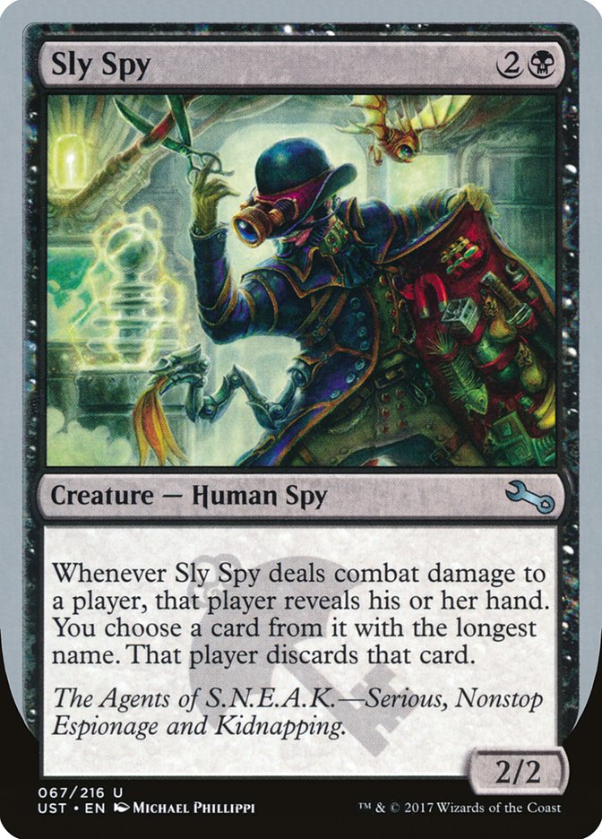 Sly Spy ("Serious, Nonstop Espionage and Kidnapping") [Unstable] | Total Play