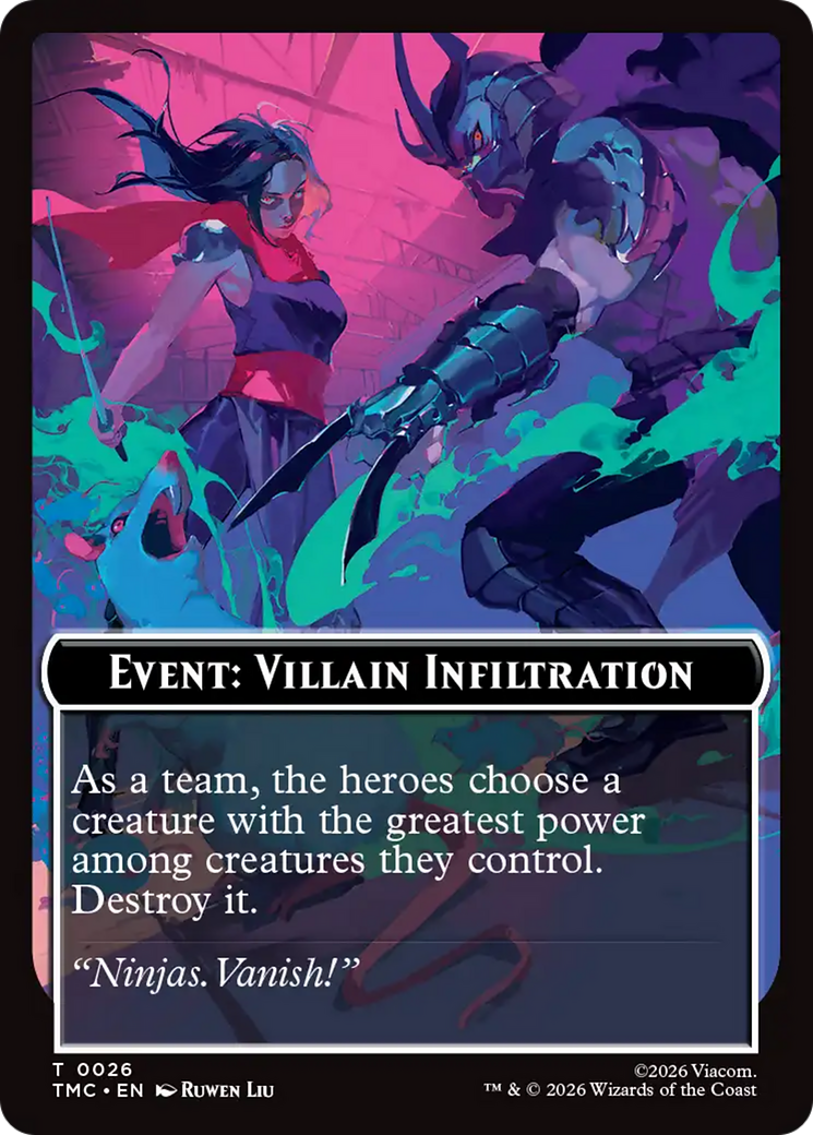 Event: Villain Infiltration [Teenage Mutant Ninja Turtles Commander Tokens] | Total Play