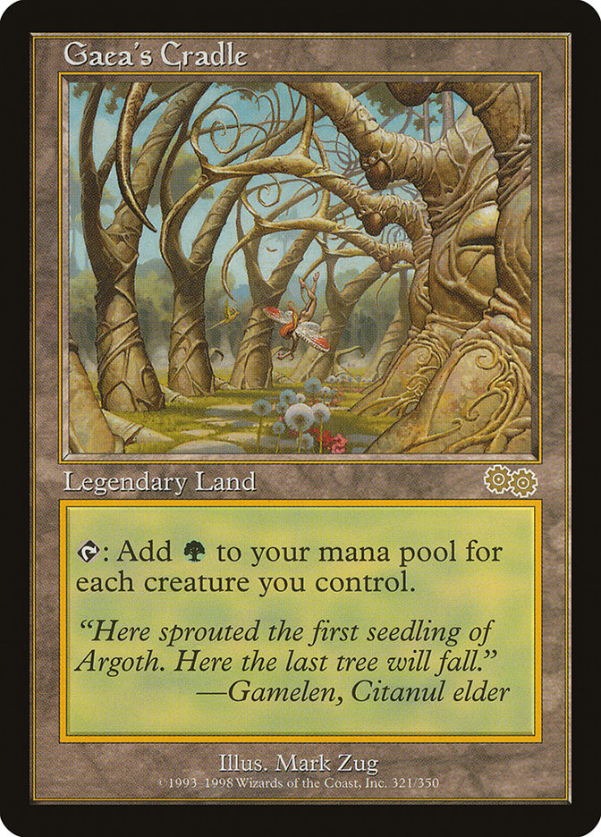 Gaea's Cradle [Urza's Saga] | Total Play