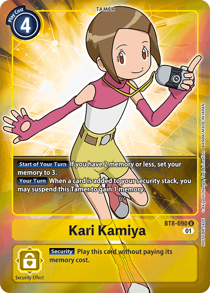 Kari Kamiya [BT8-090] (Alternative Art - Box Topper) [New Awakening] | Total Play