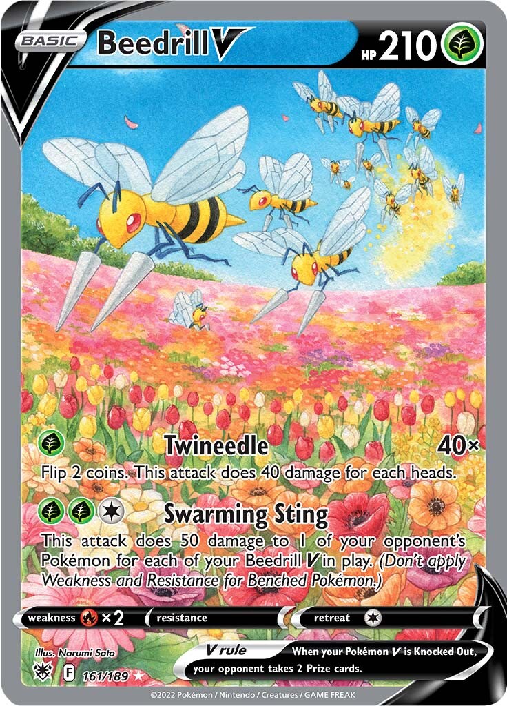 Beedrill V (161/189) [Sword & Shield: Astral Radiance] | Total Play