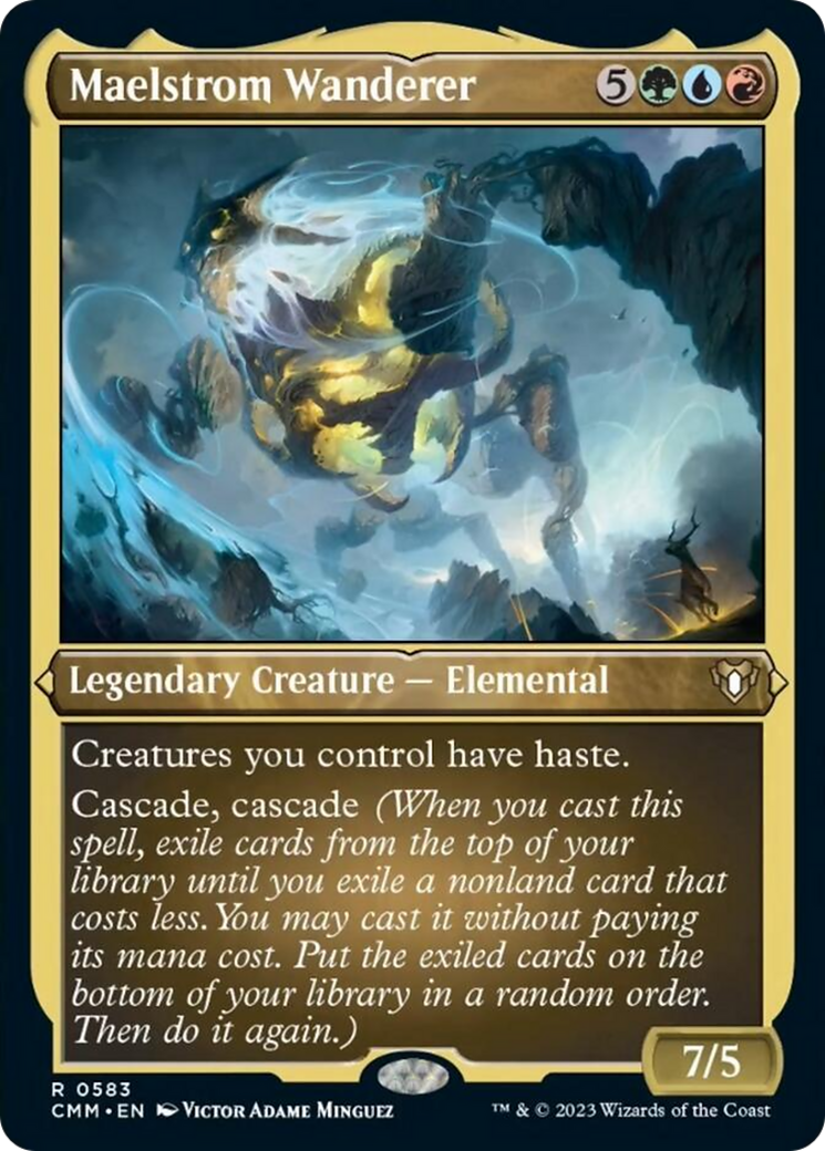 Maelstrom Wanderer (Foil Etched) [Commander Masters] | Total Play