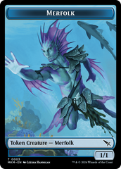 Thopter (0020) // Merfolk Double-Sided Token [Murders at Karlov Manor Tokens] | Total Play