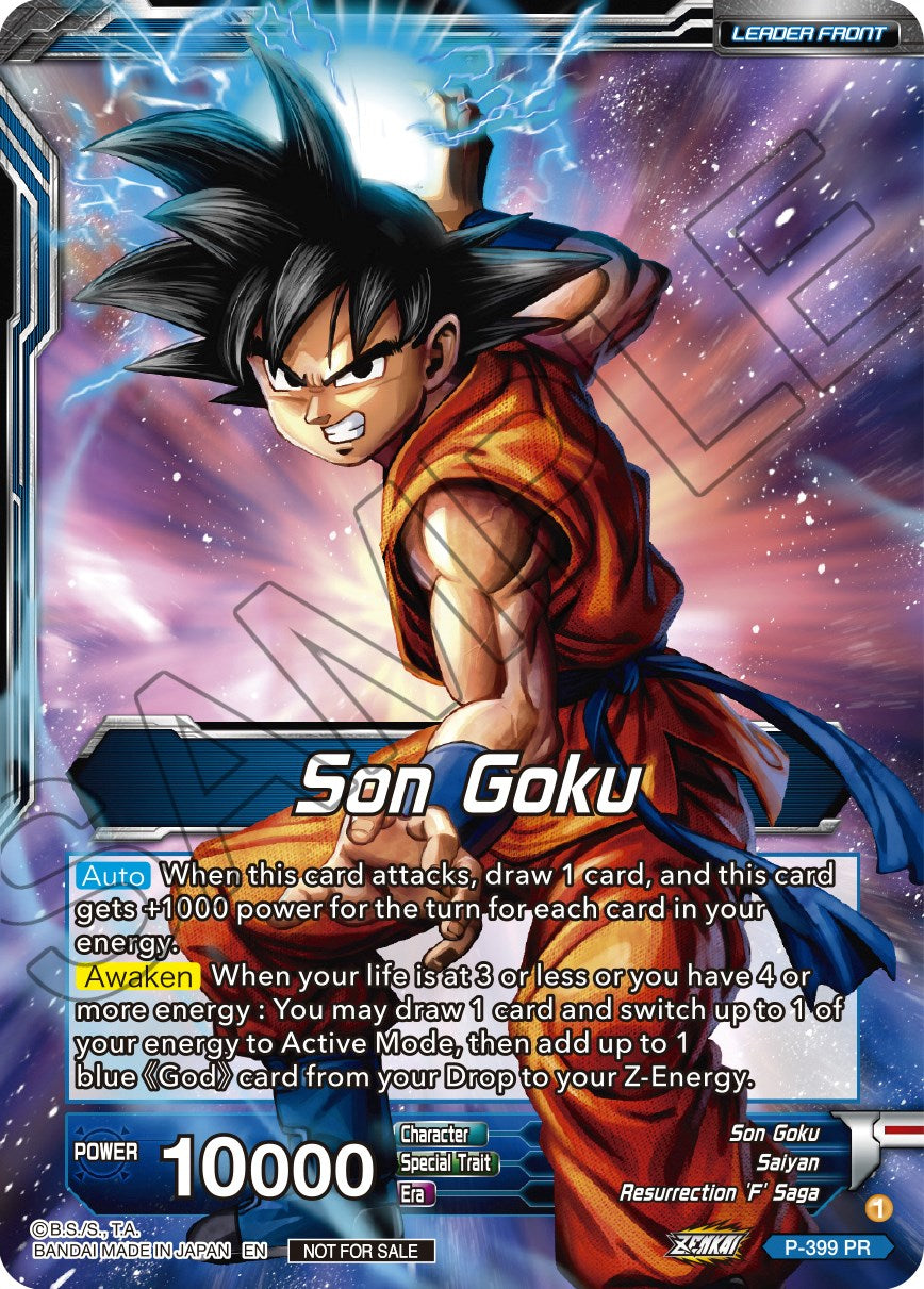 Son Goku // Super Saiyan Blue Son Goku Returns (P-399) [Promotion Cards] | Total Play