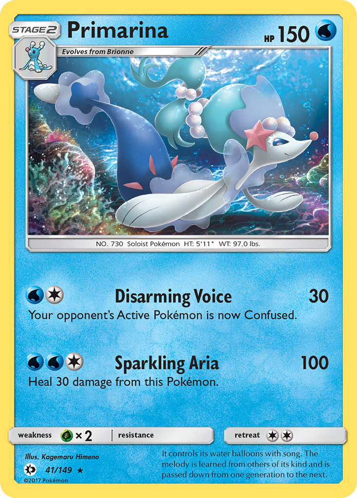 Primarina (41/149) [Sun & Moon: Base Set] | Total Play