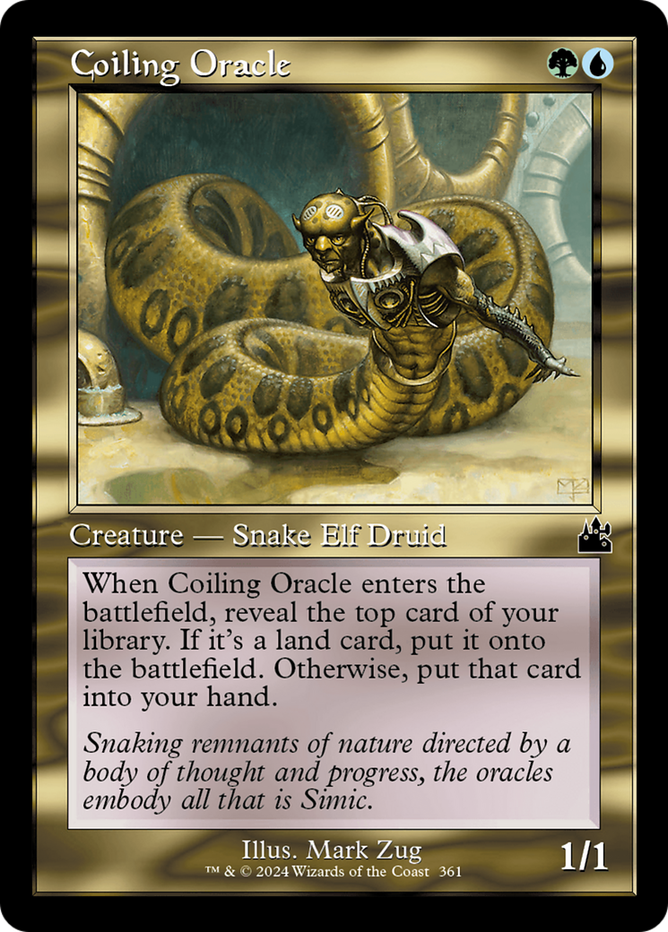 Coiling Oracle (Retro Frame) [Ravnica Remastered] | Total Play