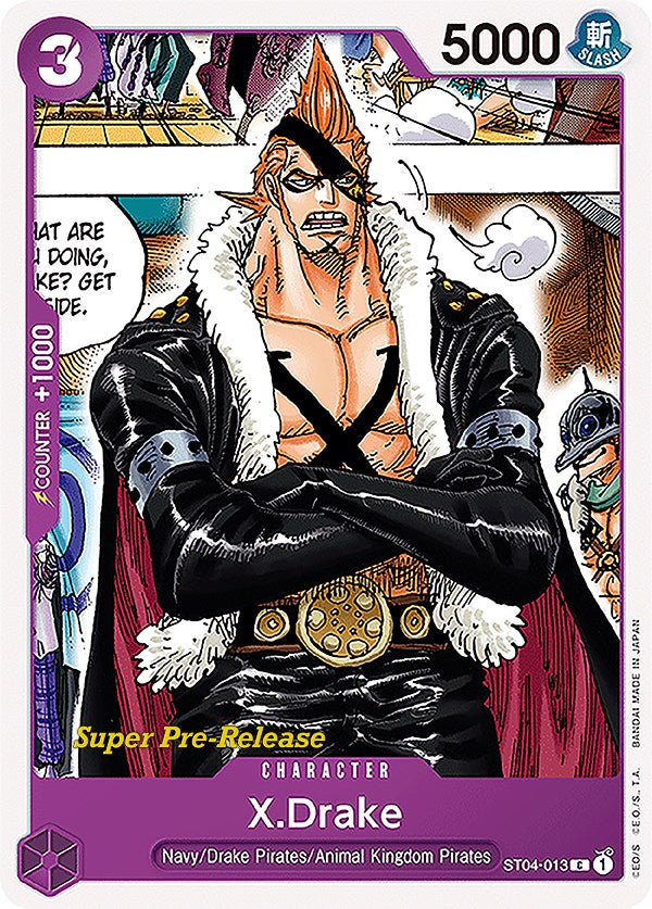 X.Drake [Super Pre-Release Starter Deck: Animal Kingdom Pirates] | Total Play
