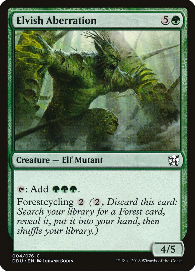 Elvish Aberration [Duel Decks: Elves vs. Inventors] | Total Play