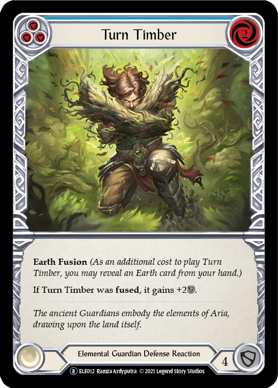 Turn Timber (Blue) [U-ELE012] (Tales of Aria Unlimited)  Unlimited Normal | Total Play