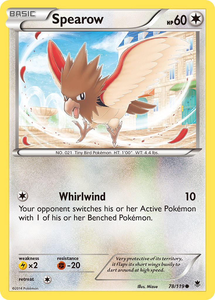 Spearow (78/119) [XY: Phantom Forces] | Total Play