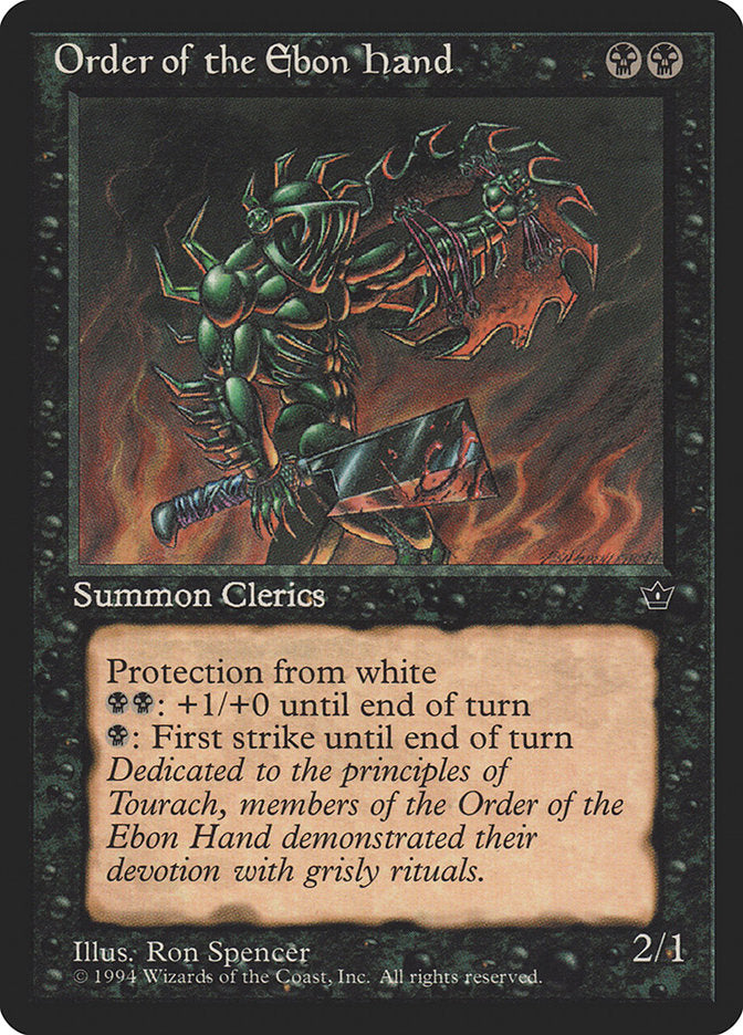 Order of the Ebon Hand (Ron Spencer) [Fallen Empires] | Total Play