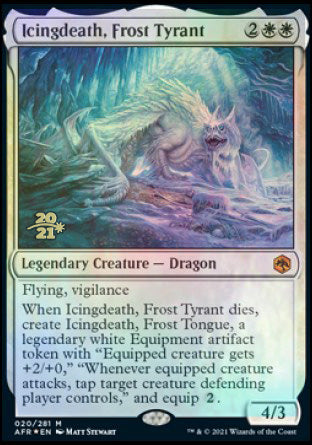 Icingdeath, Frost Tyrant [Dungeons & Dragons: Adventures in the Forgotten Realms Prerelease Promos] | Total Play