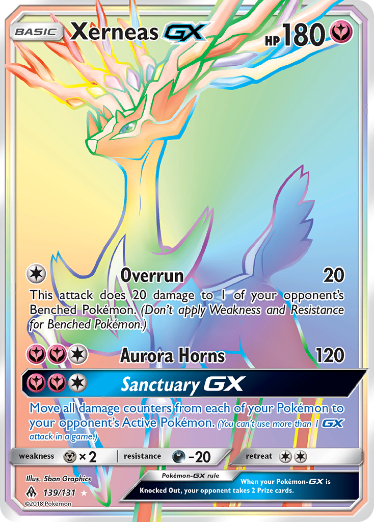 Xerneas GX (139/131) [Sun & Moon: Forbidden Light] | Total Play