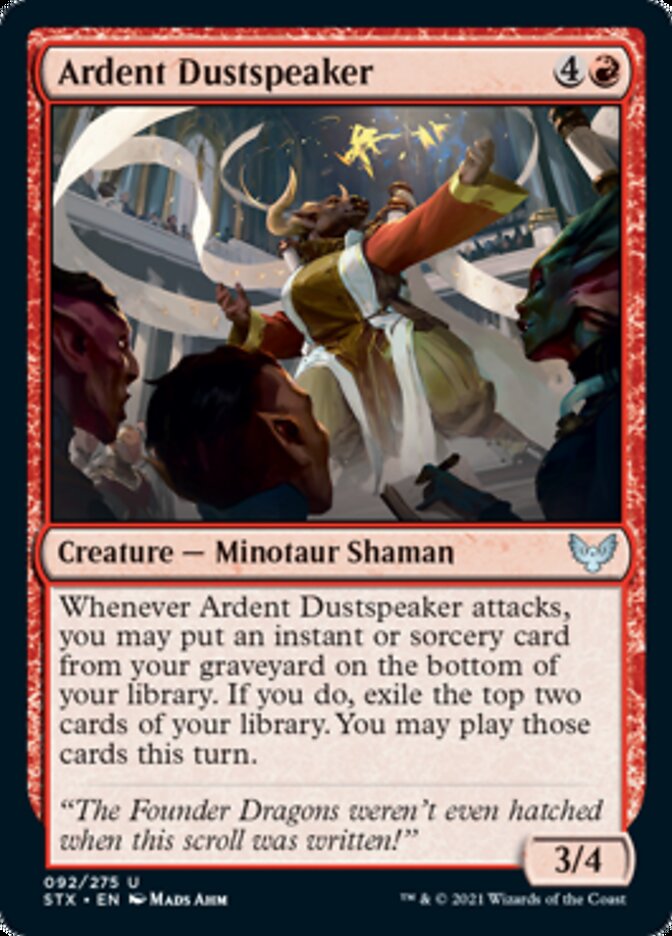 Ardent Dustspeaker [Strixhaven: School of Mages] | Total Play