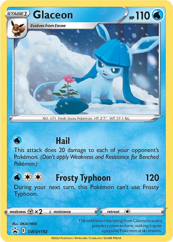 Glaceon (SWSH192) [Sword & Shield: Black Star Promos] | Total Play