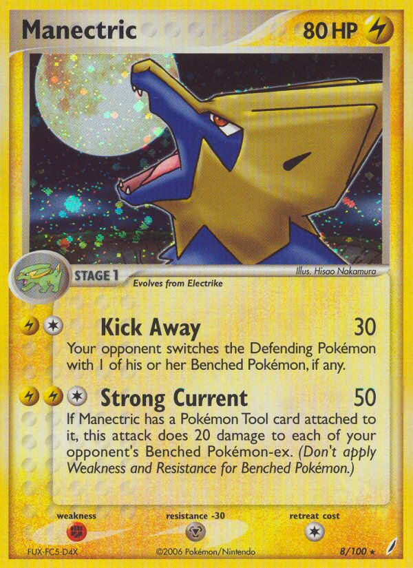 Manectric (8/100) [EX: Crystal Guardians] | Total Play