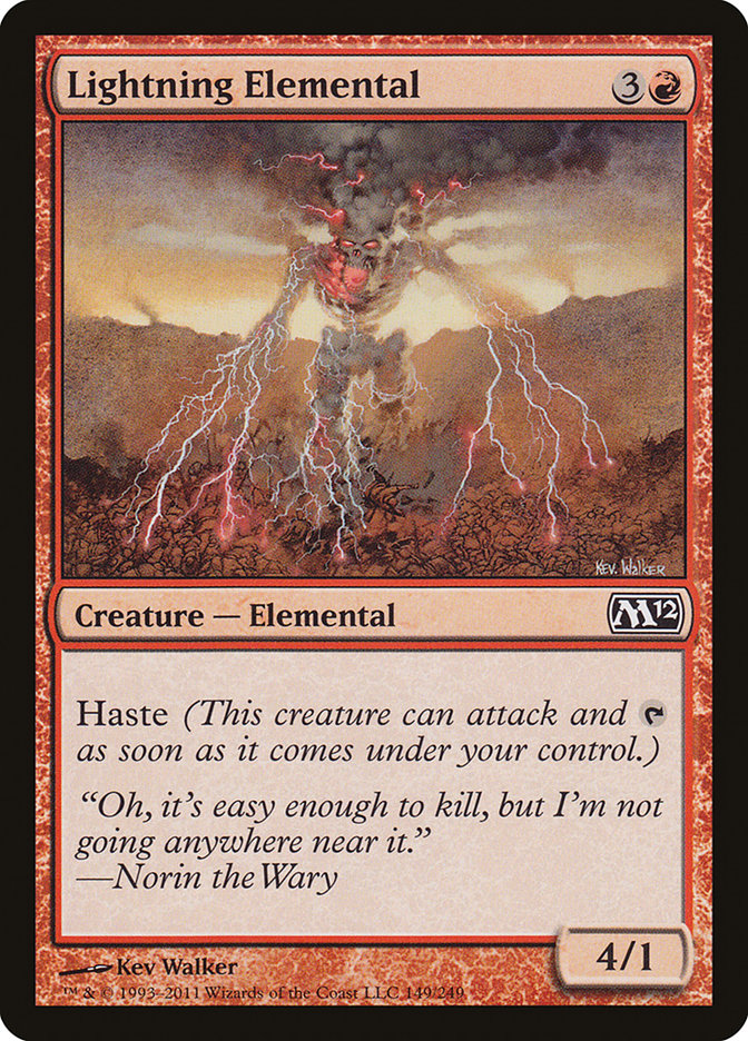 Lightning Elemental [Magic 2012] | Total Play