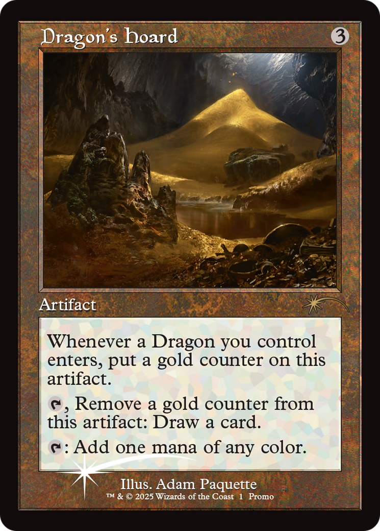 Dragon's Hoard (Retro Frame) [Wizards Play Network 2025] | Total Play