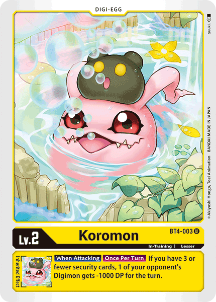 Koromon [BT4-003] [Great Legend] | Total Play