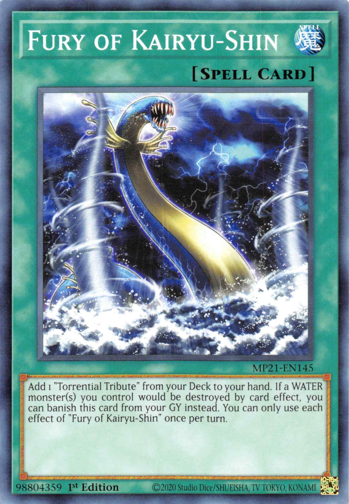 Fury of Kairyu-Shin [MP21-EN145] Common | Total Play