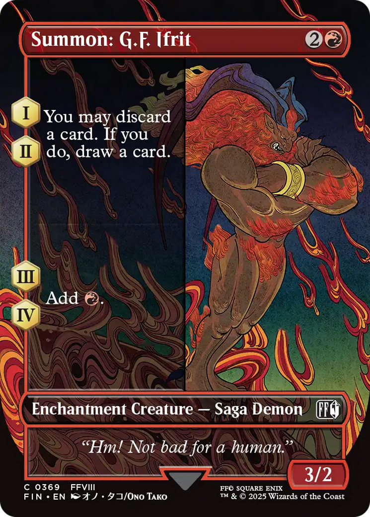 Summon: G.F. Ifrit (Borderless) [FINAL FANTASY] | Total Play