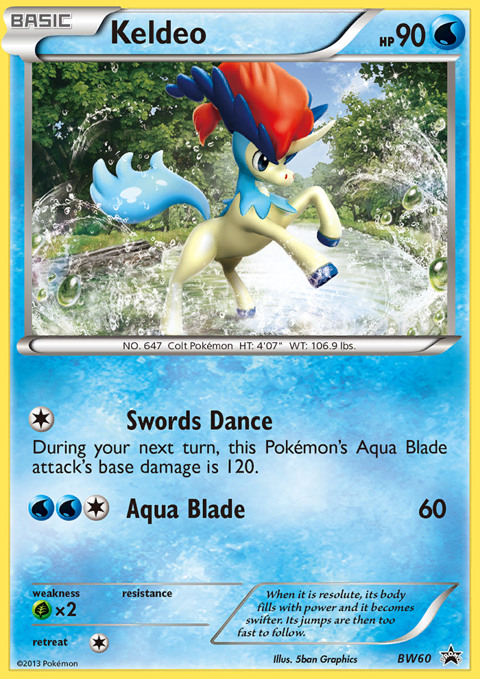 Keldeo (BW60) [Black & White: Black Star Promos] | Total Play