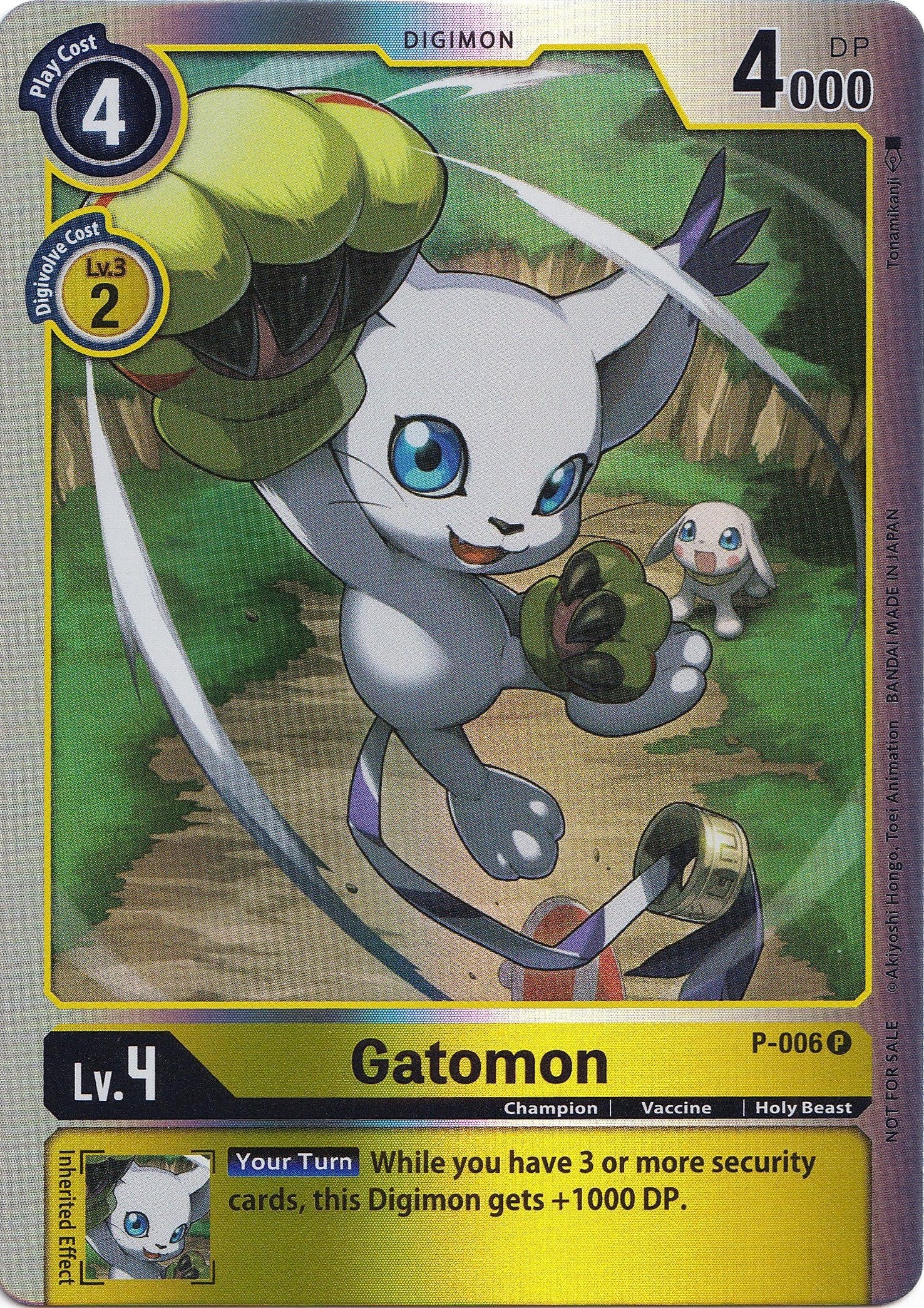 Gatomon [P-006] (Rainbow Foil) [Promotional Cards] | Total Play