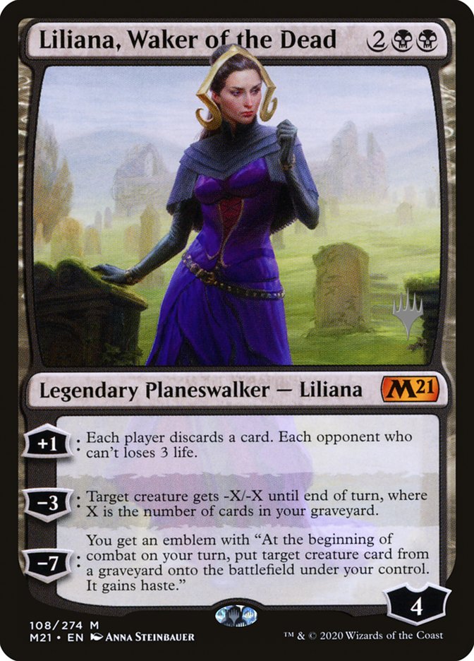 Liliana, Waker of the Dead (Promo Pack) [Core Set 2021 Promos] | Total Play