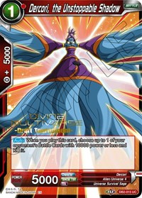 Dercori, the Unstoppable Shadow (Divine Multiverse Draft Tournament) (DB2-015) [Tournament Promotion Cards] | Total Play