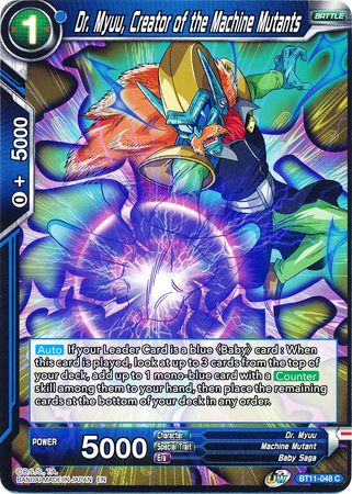 Dr. Myuu, Creator of the Machine Mutants (BT11-048) [Vermilion Bloodline] | Total Play