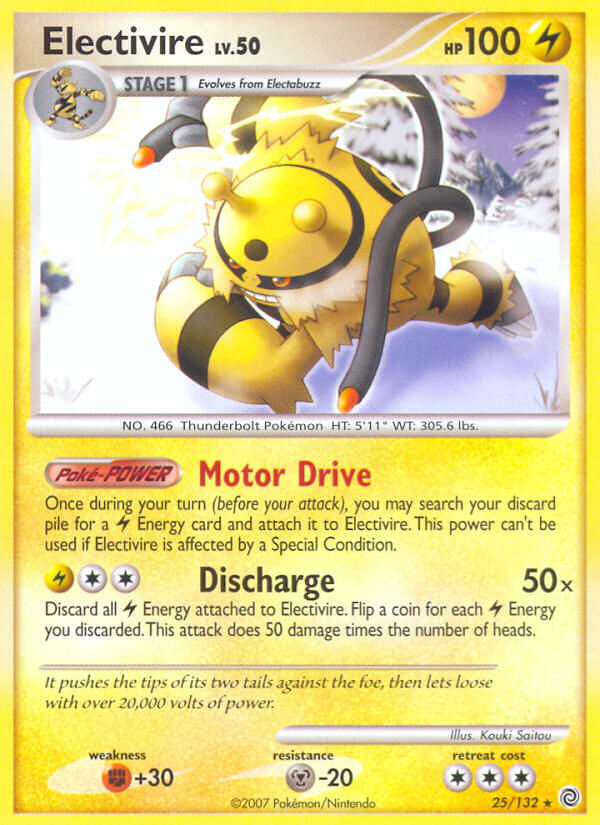 Electivire (25/132) (Theme Deck Exclusive) [Diamond & Pearl: Secret Wonders] | Total Play