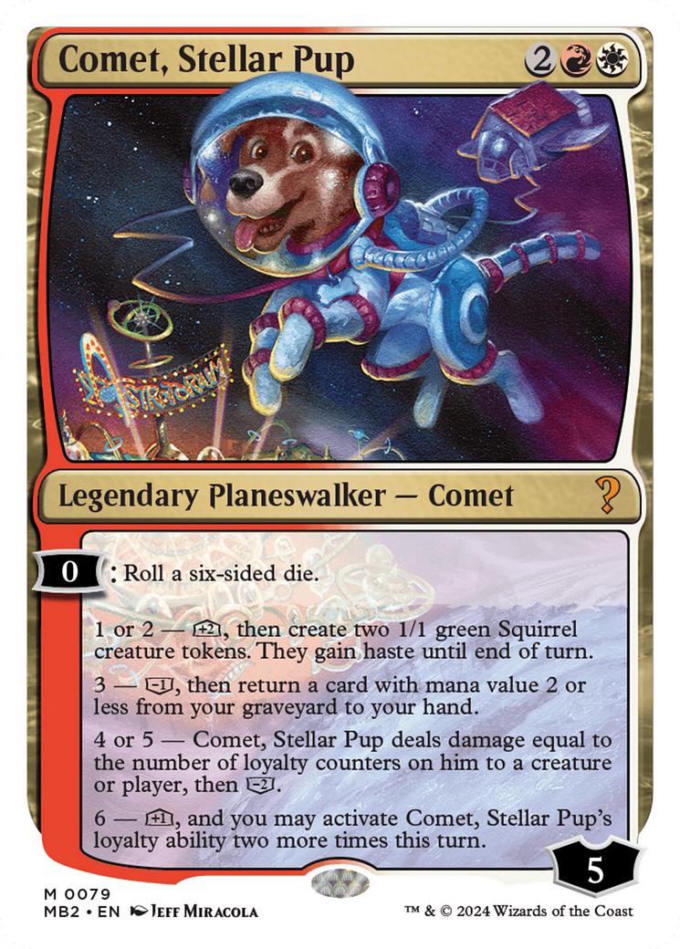 Comet, Stellar Pup [Mystery Booster 2] | Total Play