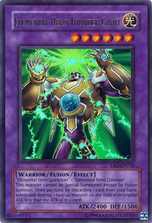 Elemental Hero Thunder Giant [DR3-EN216] Ultra Rare | Total Play