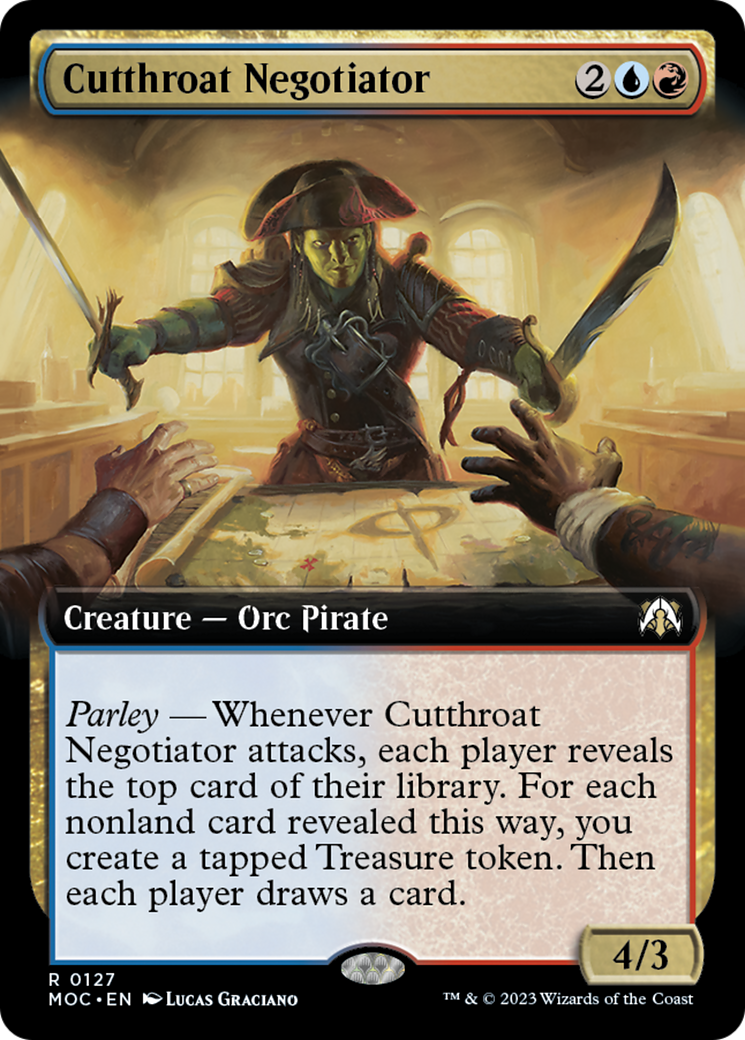 Cutthroat Negotiator (Extended Art) [March of the Machine Commander] | Total Play