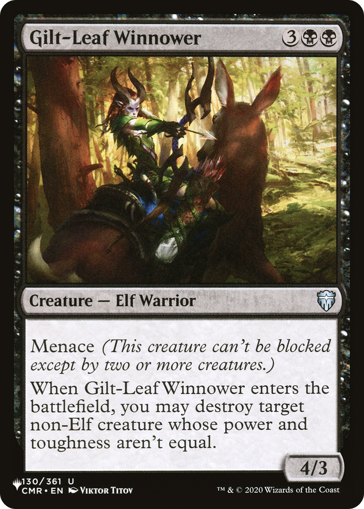 Gilt-Leaf Winnower [The List Reprints] | Total Play