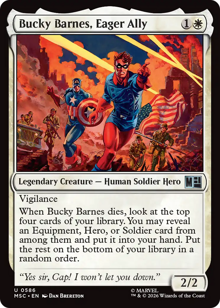 Bucky Barnes, Eager Ally [Marvel Super Heroes Commander] | Total Play