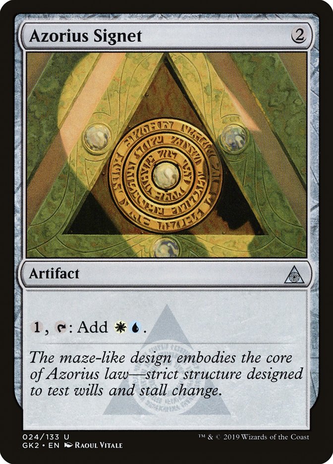 Azorius Signet [Ravnica Allegiance Guild Kit] | Total Play