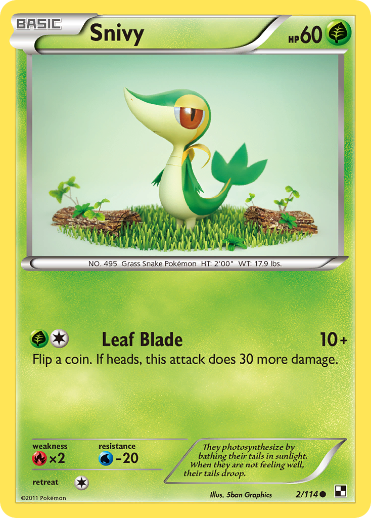 Snivy (2/114) [Black & White: Base Set] | Total Play